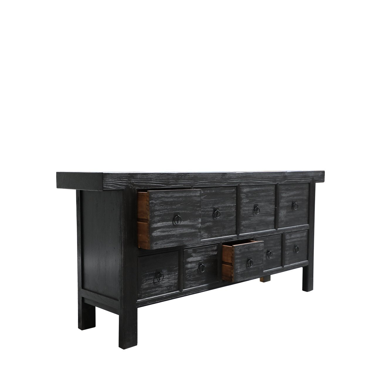 Parq Sideboard 9 Drawer - Black