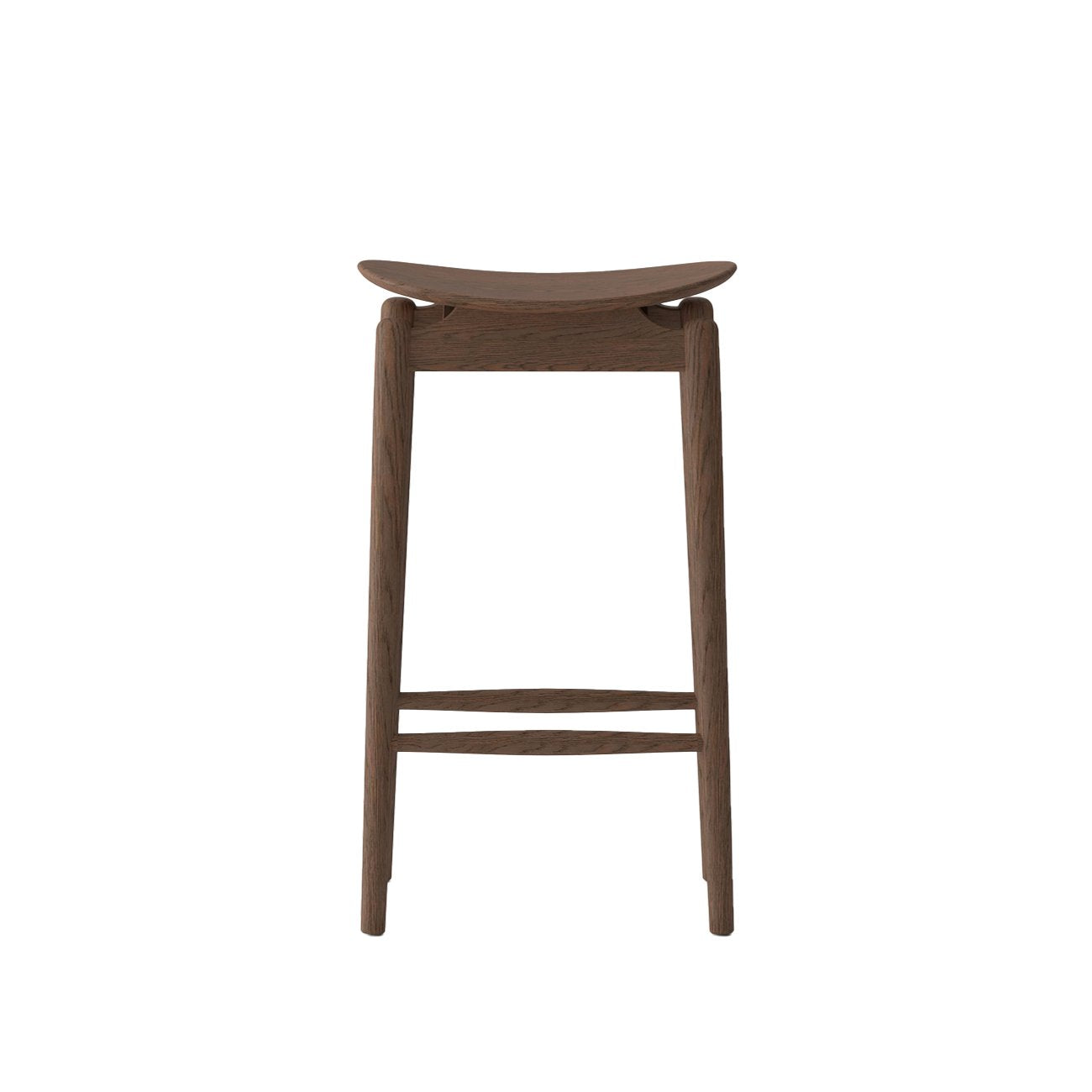 Oslo Barstool - Solid Oak/Walnut