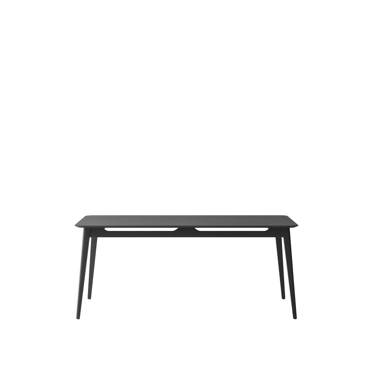 Rokke Dining Table - 180cm - Solid Oak/Black