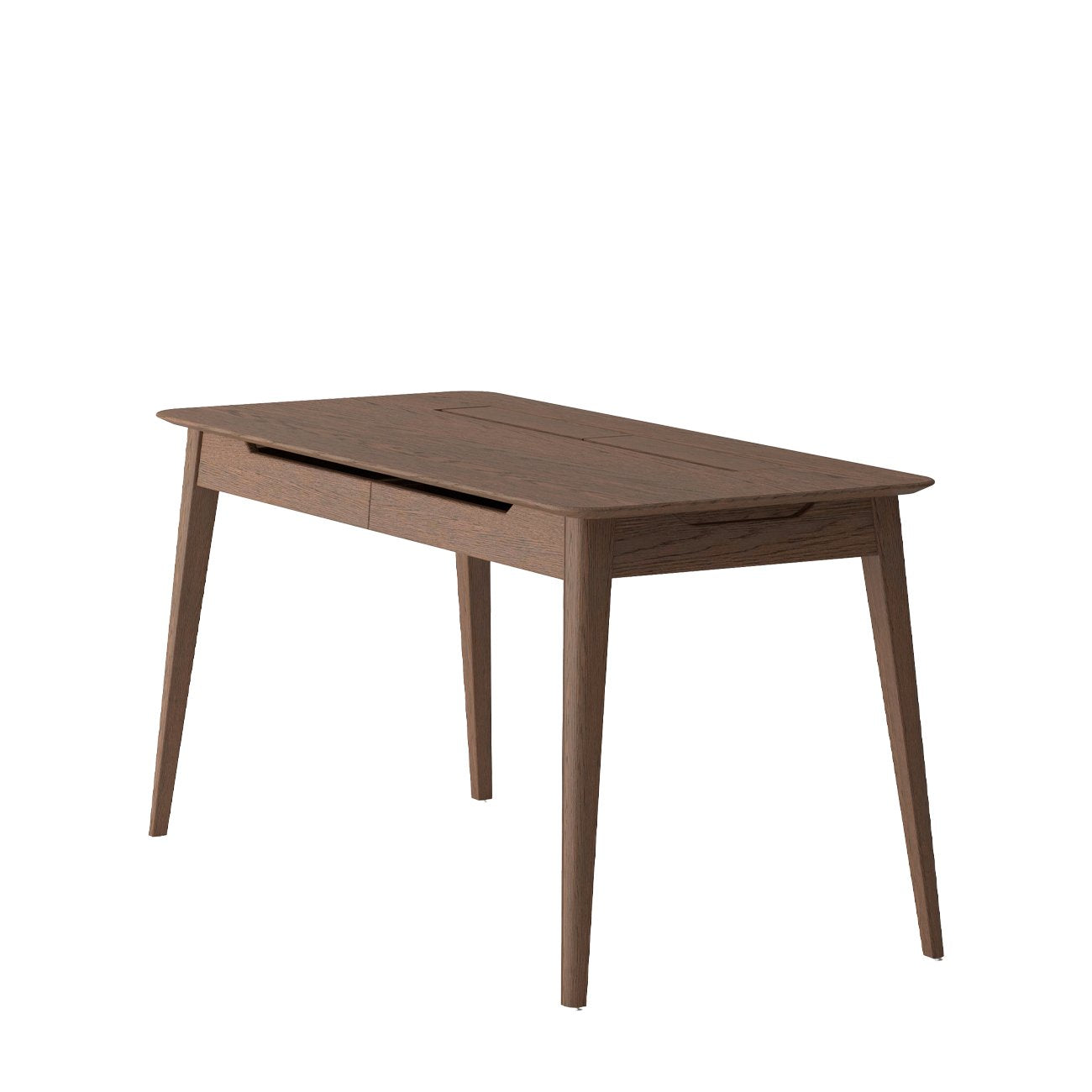 Ryen Study Desk - Solid Oak/Walnut