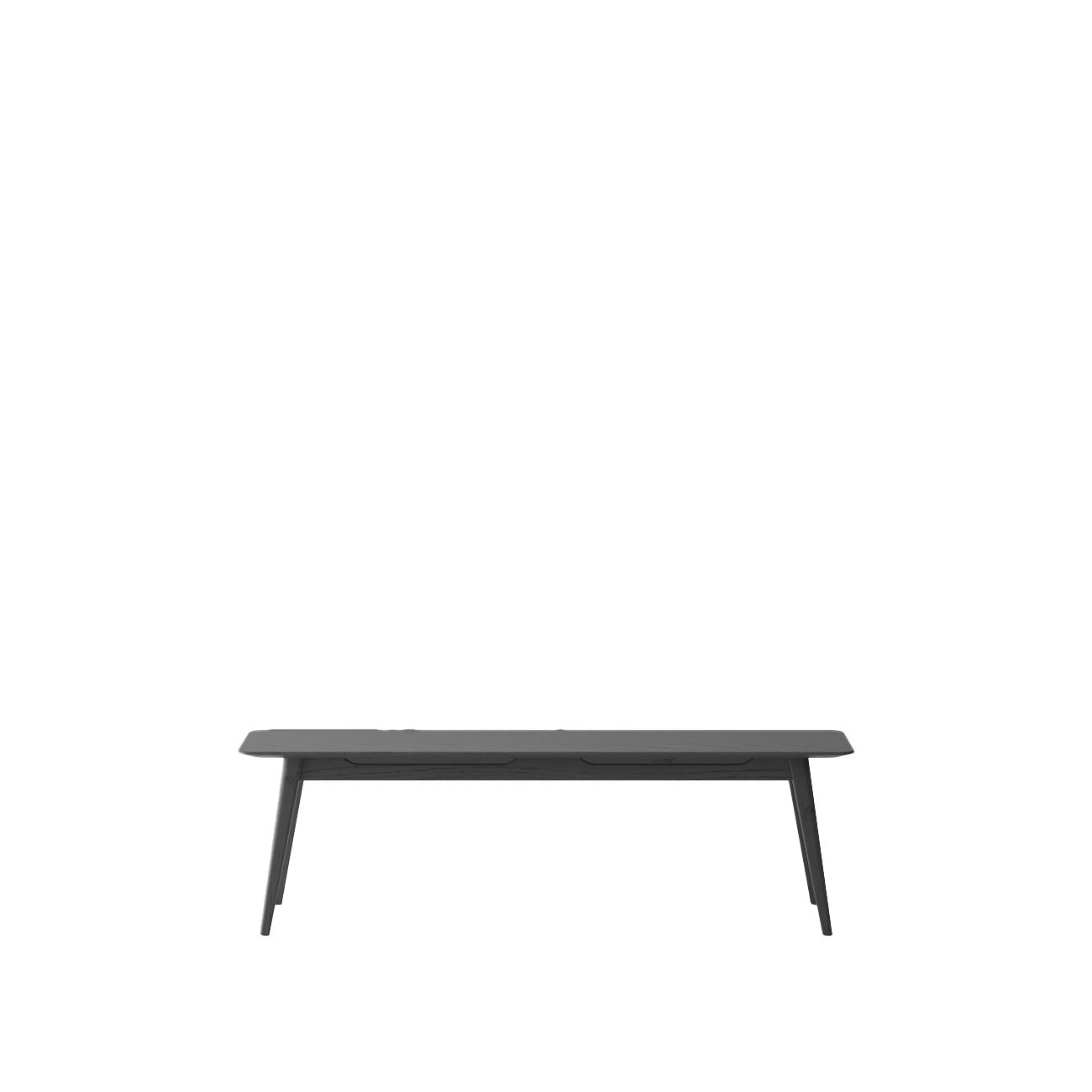 Rokke Bench - 150cm - Solid Oak/Black