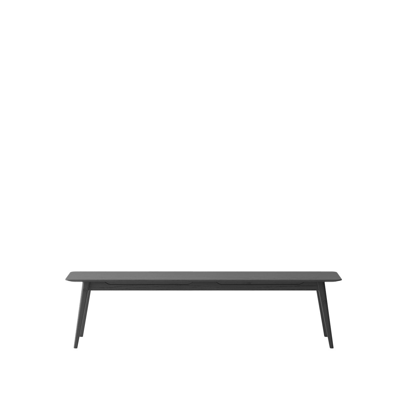 Rokke Bench - 180cm - Solid Oak/Black