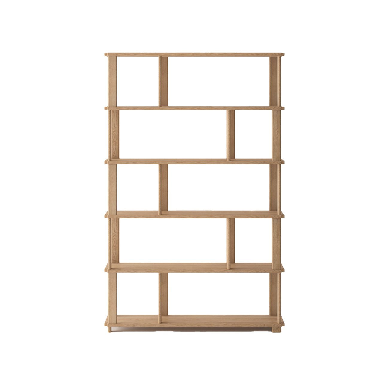 Sola Bookshelf - 120cm - Solid Oak/Natural