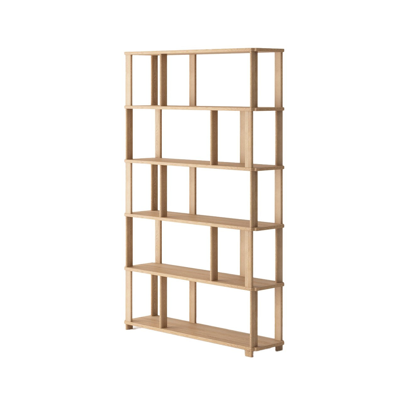 Sola Bookshelf - 120cm - Solid Oak/Natural