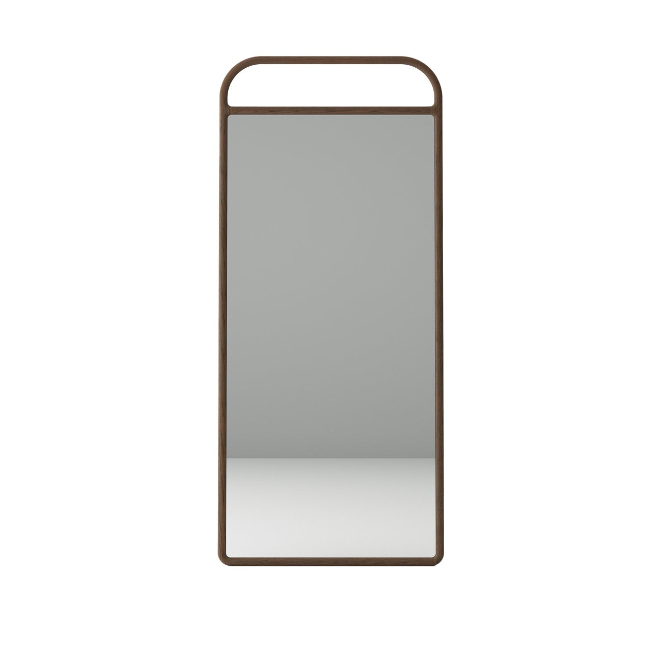 Tera Leaner Mirror - Solid Oak/Walnut