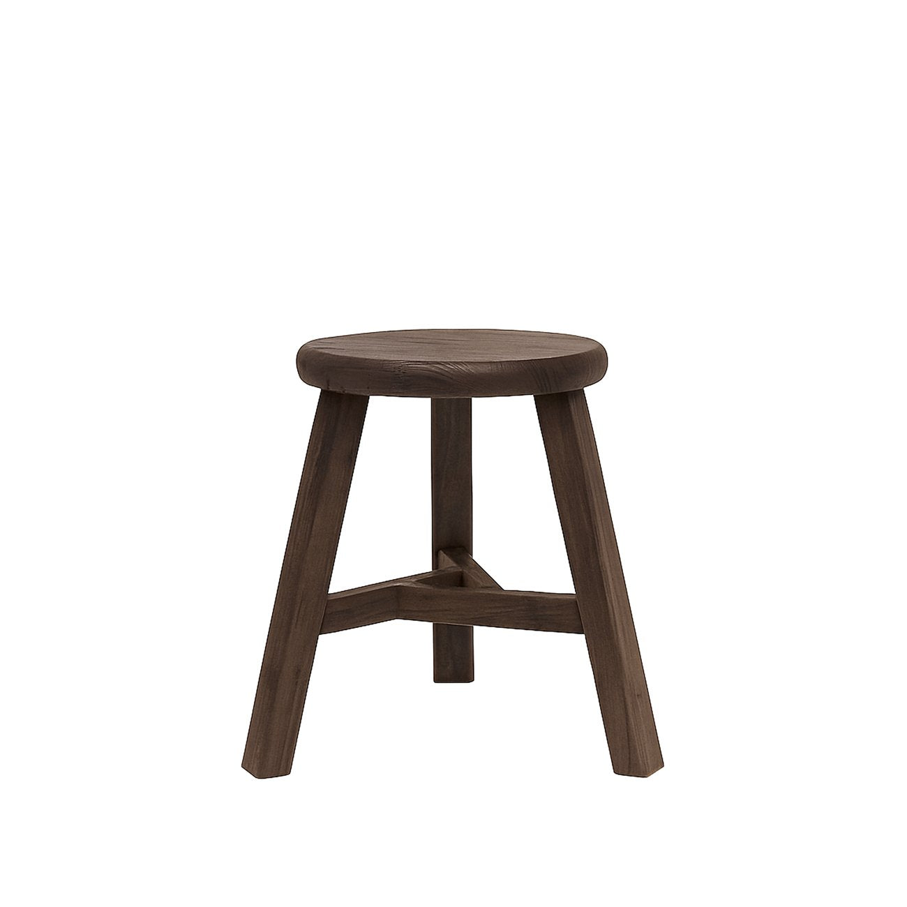 Parq Stool - Round - Walnut