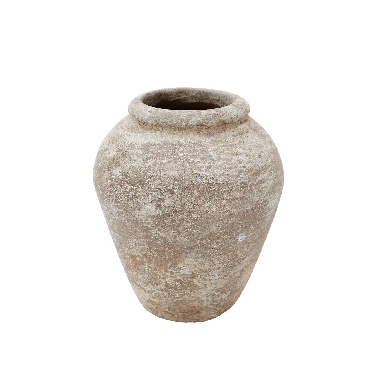 Costa Planter - Weathered Cream Wash - Small