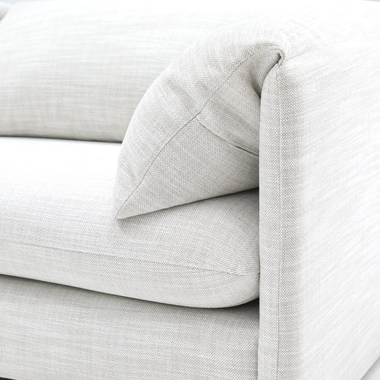 Freddie 3 Seater Sofa - JD Grounded Limestone