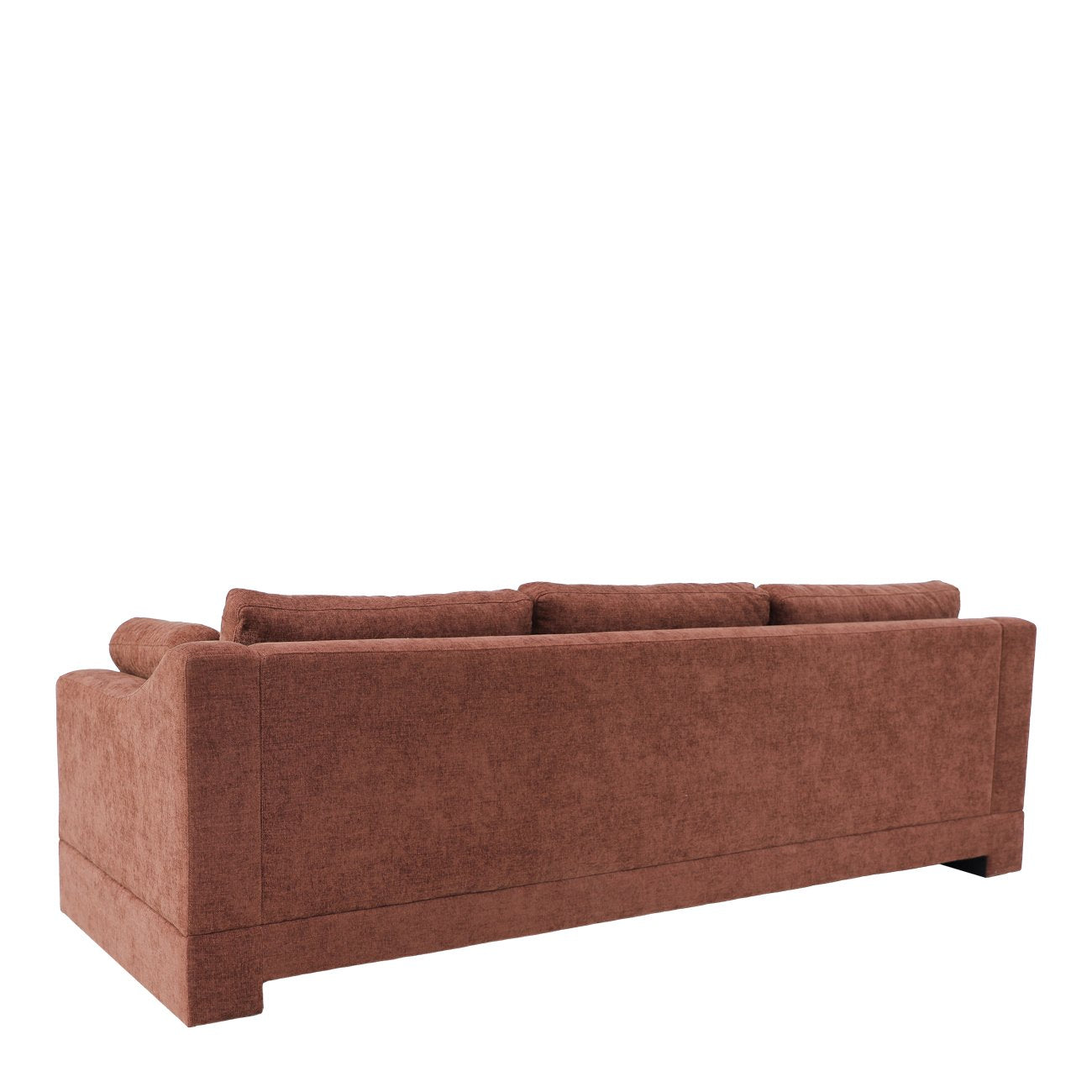 Western 3 Seater Sofa - Rust