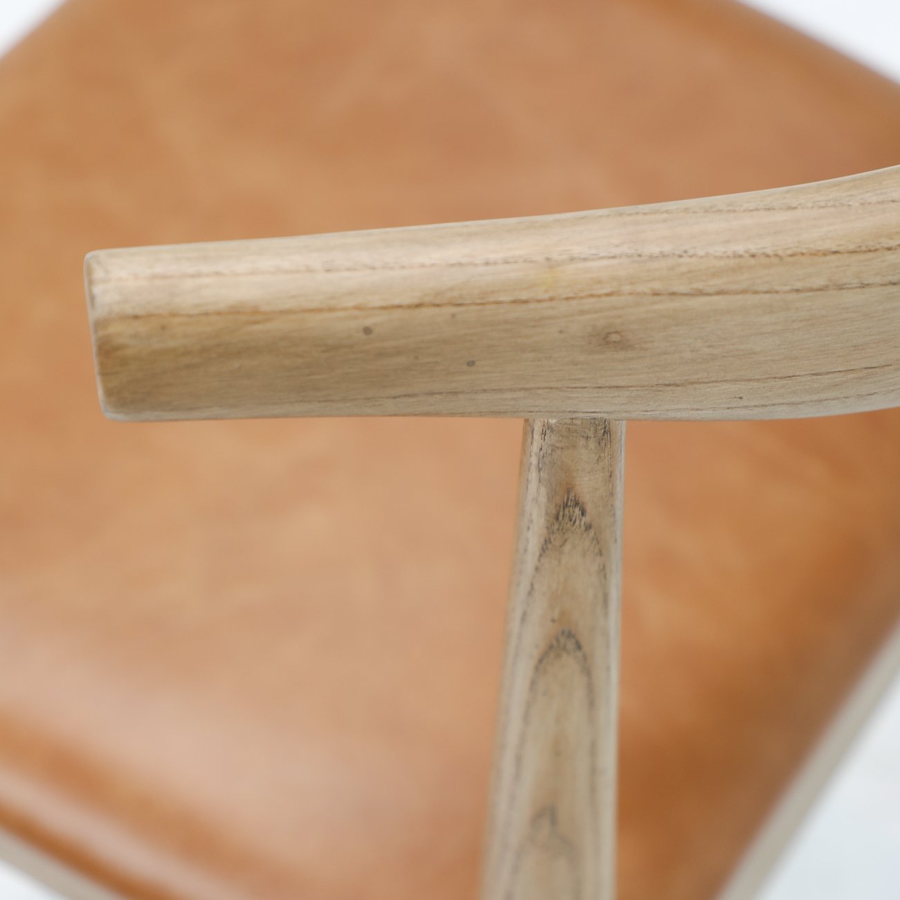 Bowen Barstool - 65cm - Natural Frame / Tan Leather
