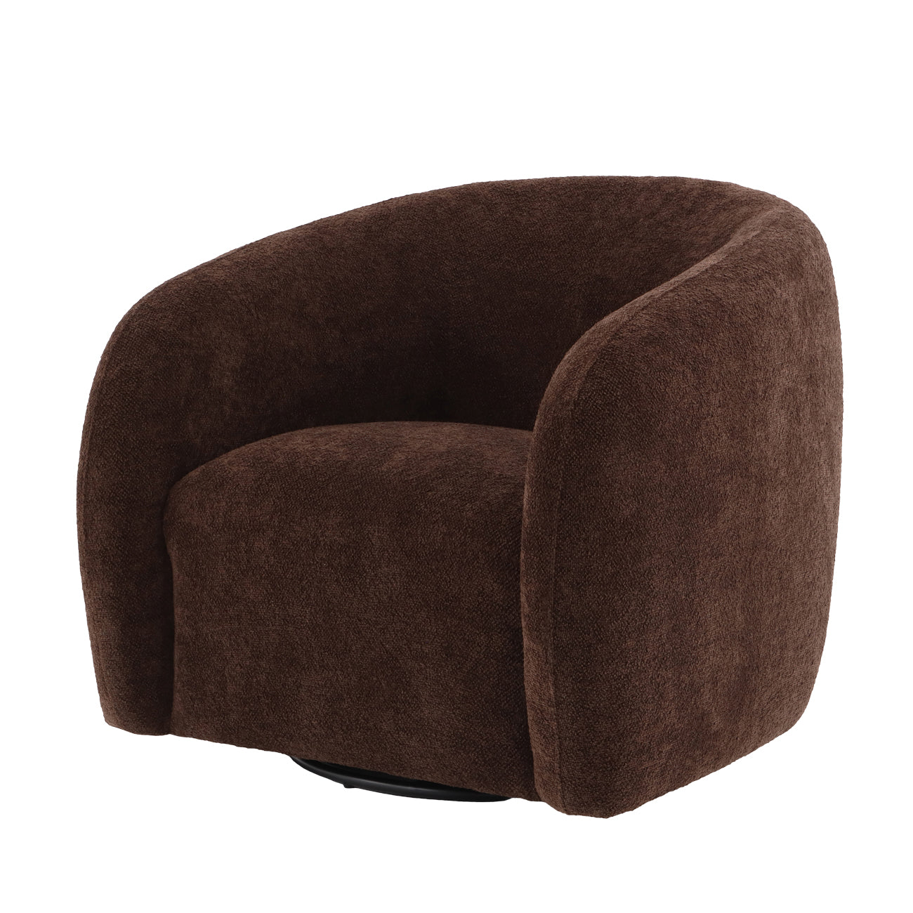 Max Swivel Chair - Chocolate