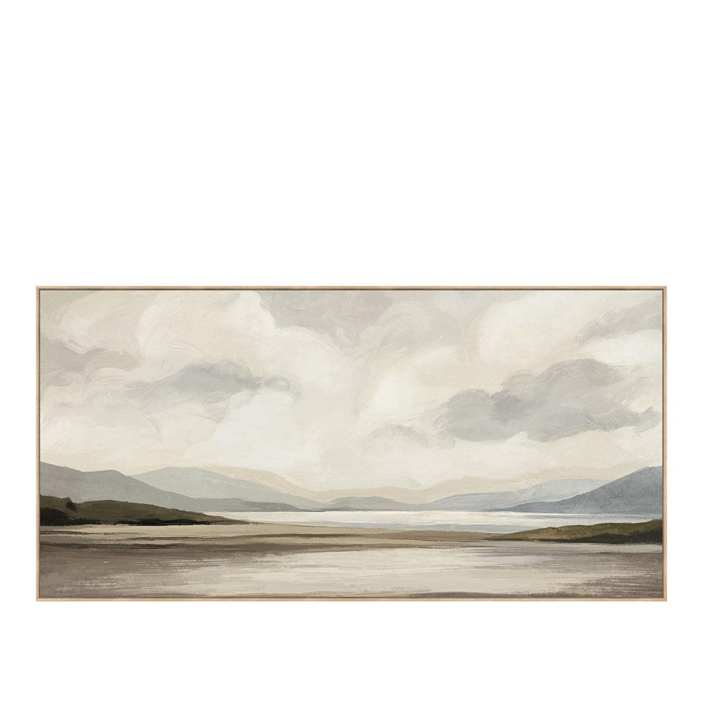 Tarn - Hand Embellished Framed Canvas