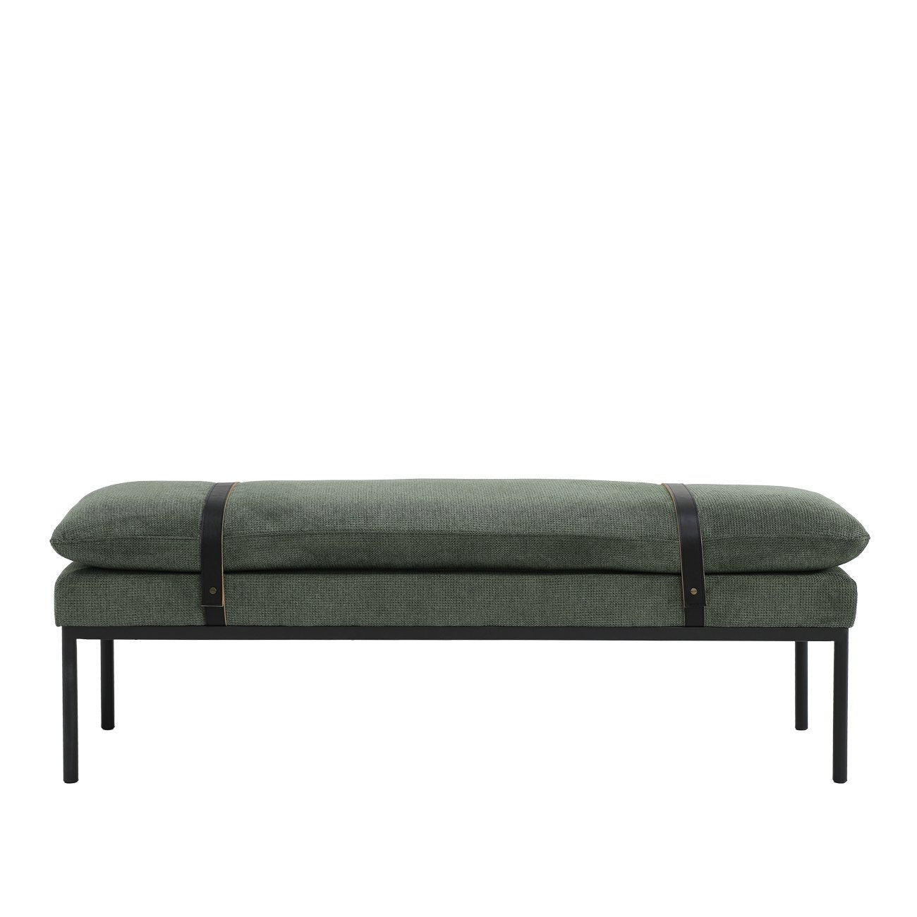 Baxter Fabric Ottoman/Bench - Sage