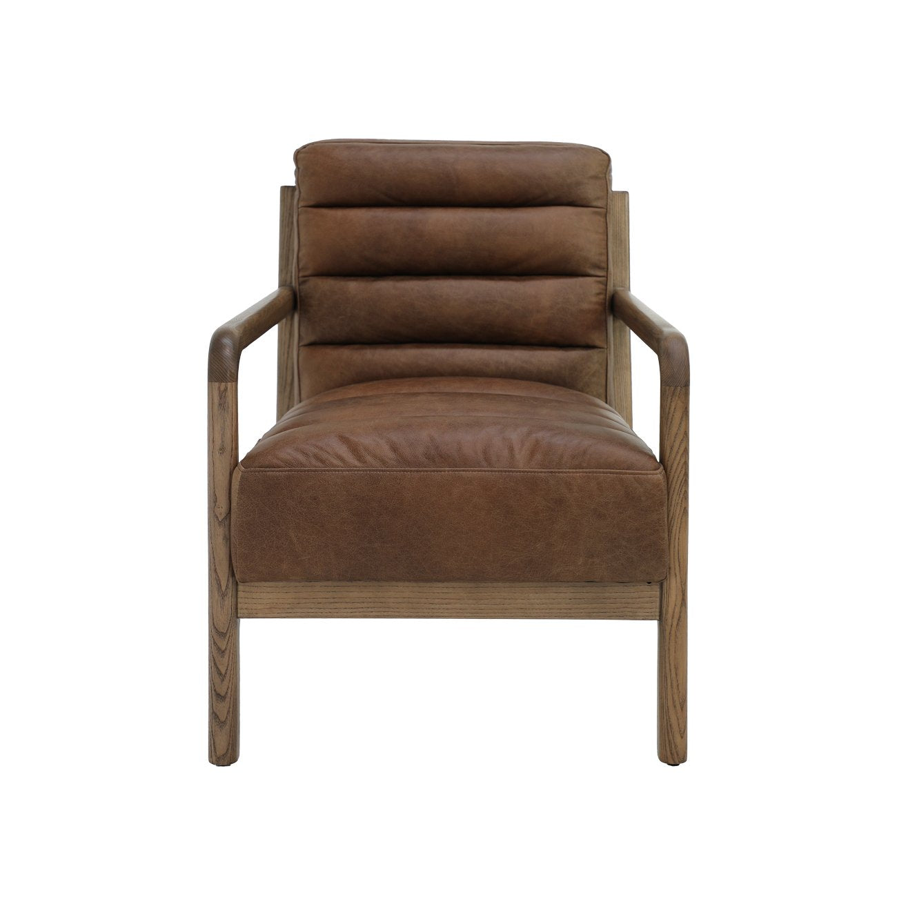Morrison Leather Armchair - Antique Sand