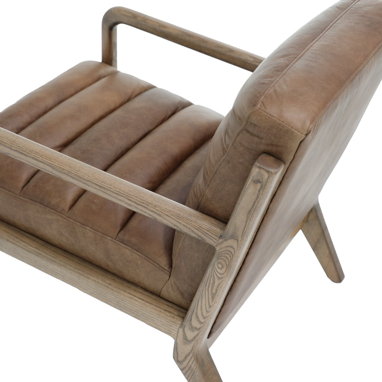Morrison Leather Armchair - Antique Sand