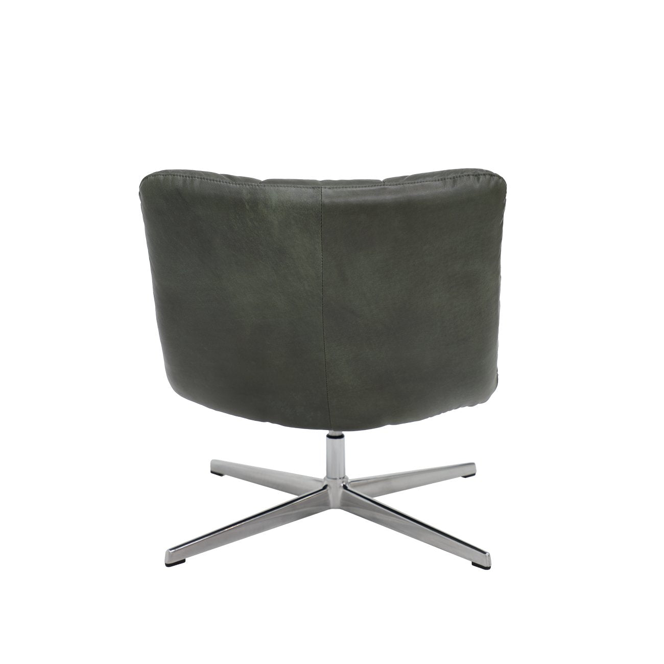 Hendrix Swivel Chair - Lawn Green Leather