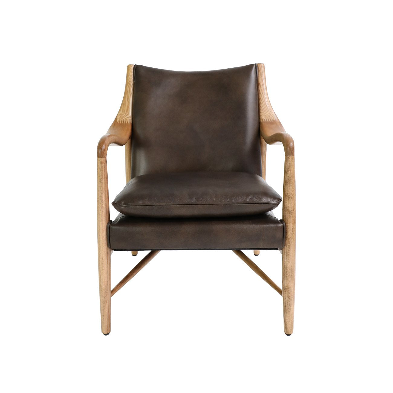 Tanner Leather Armchair - Brown