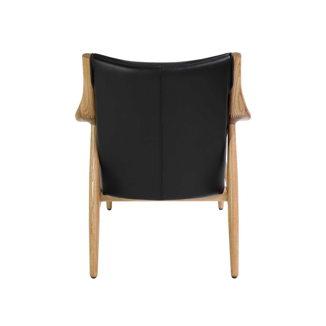 Tanner Leather Armchair - Black