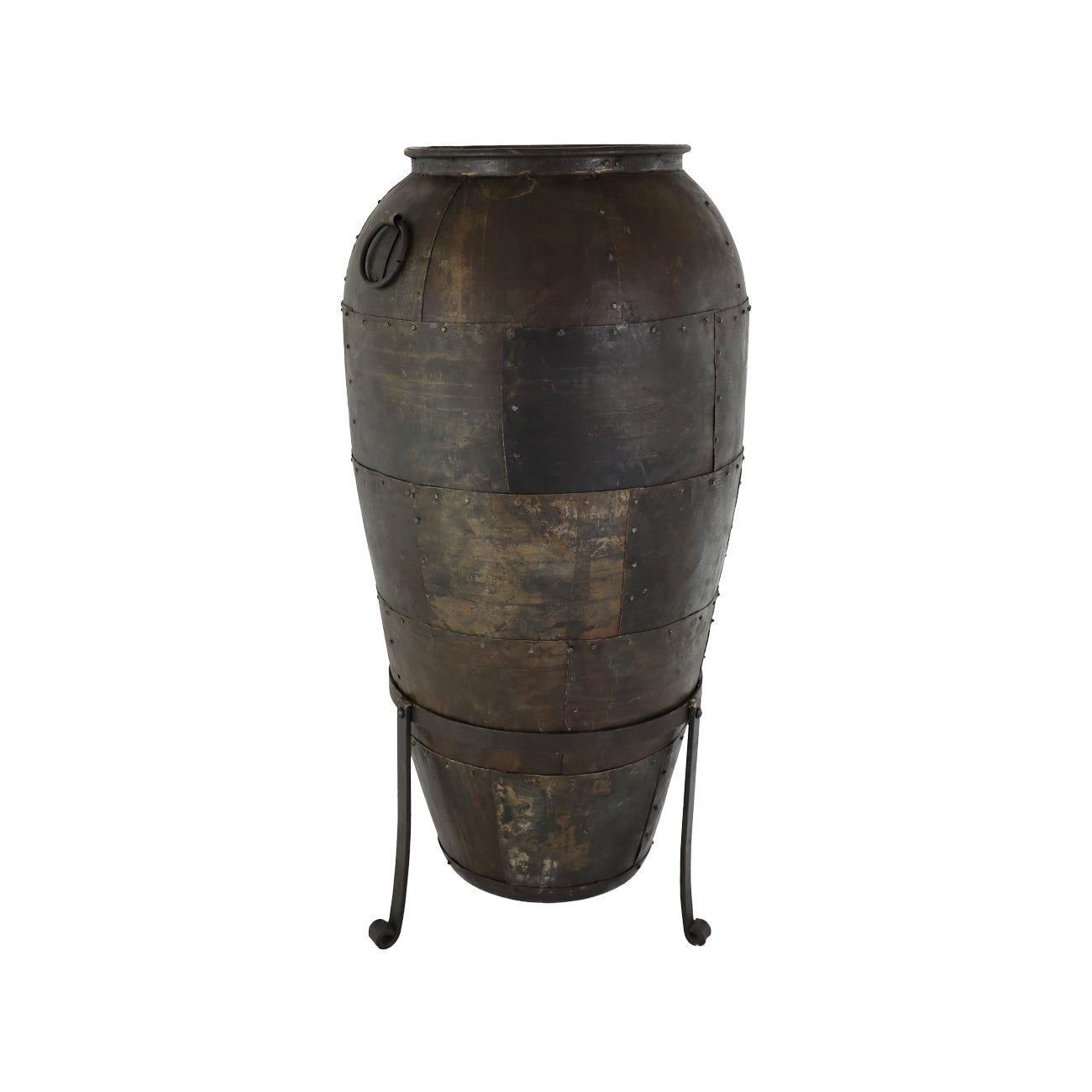 Sahar Iron Urn with Stand - 150cm