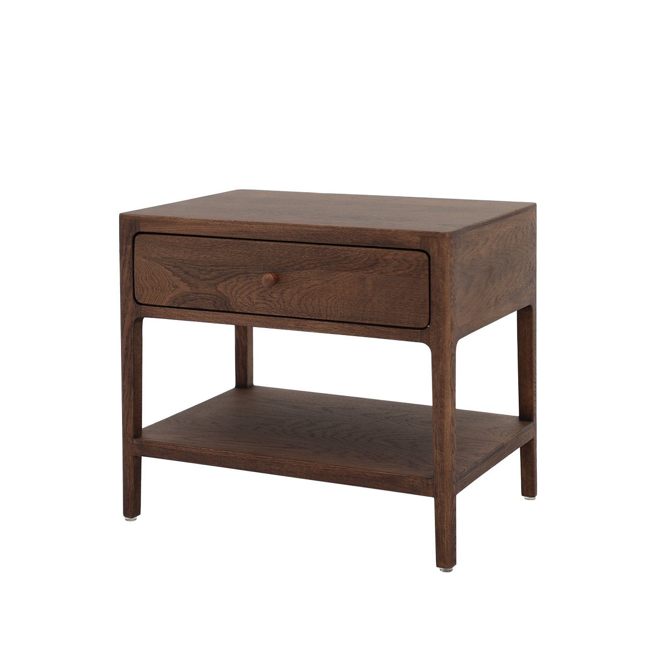 Lunde Bedside - Walnut Brown