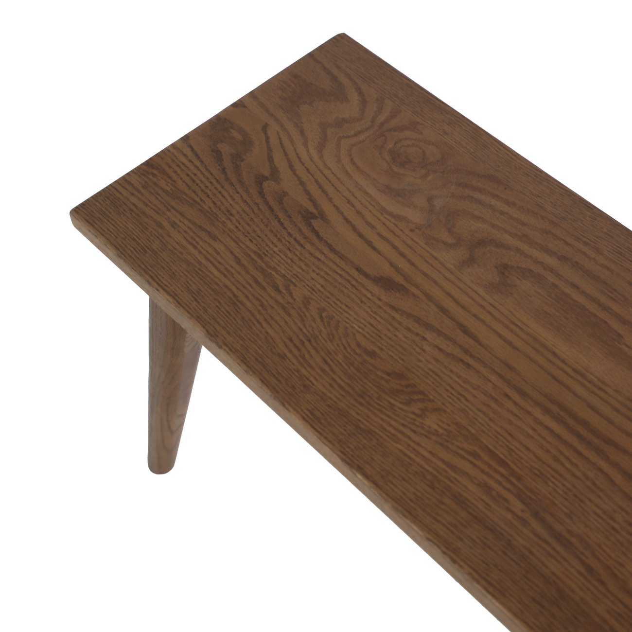 Vaasa Oak Bench - 185cm - Walnut Brown