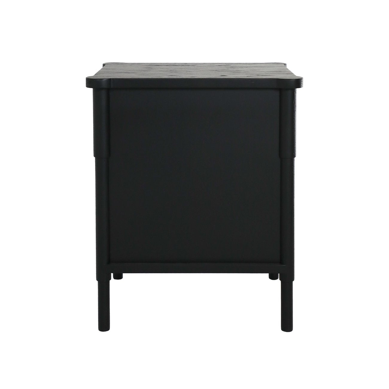 Lucia Bedside - Black Oak