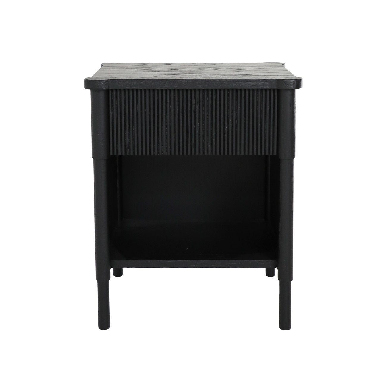 Lucia Bedside - Black Oak