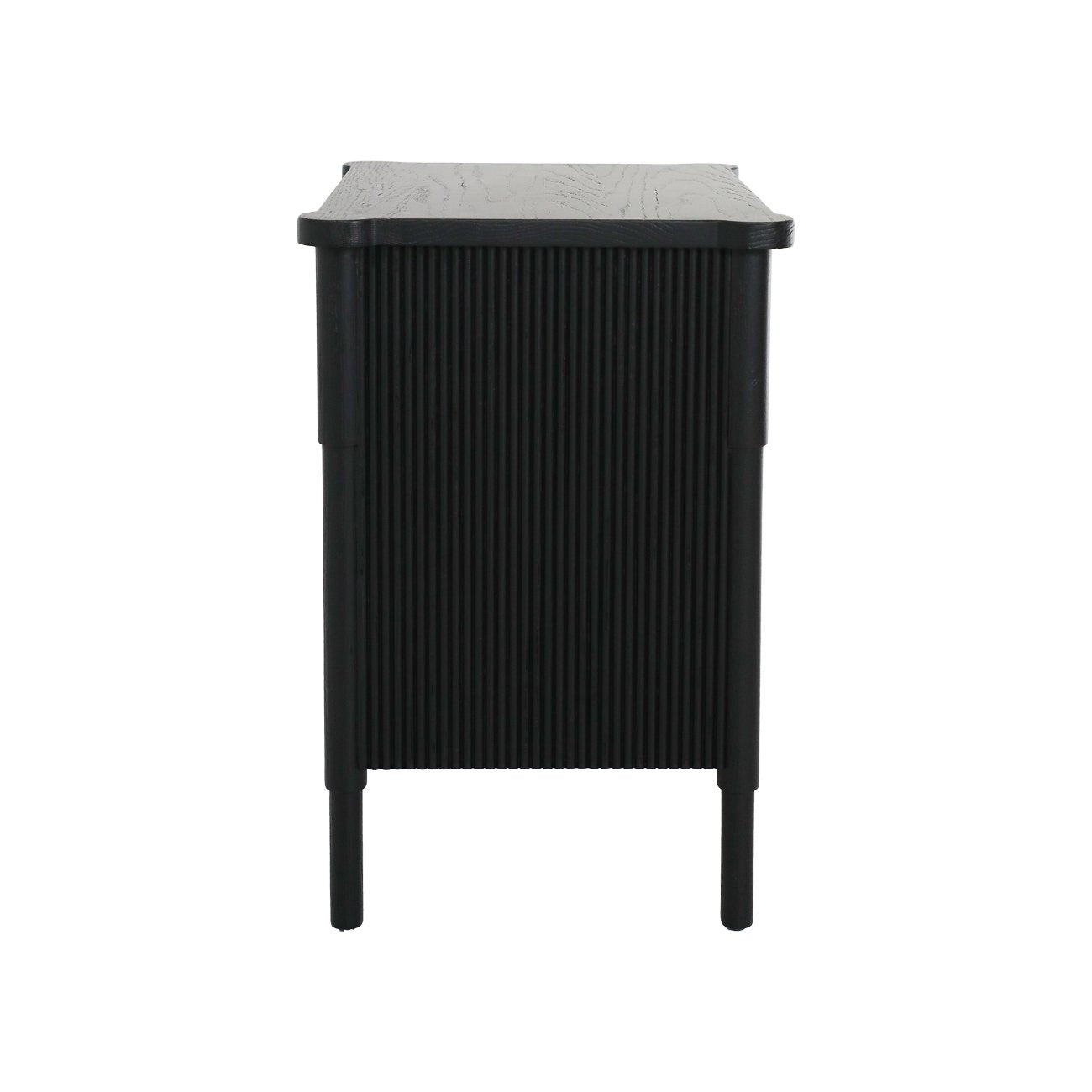Lucia Bedside - Black Oak