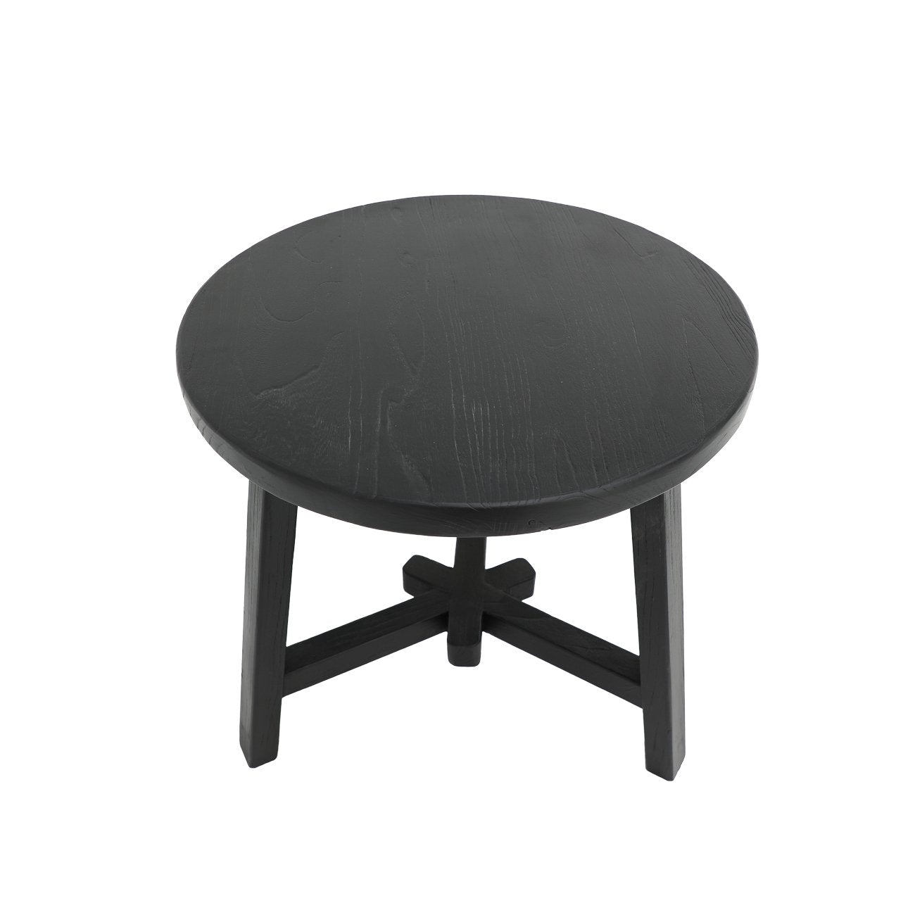 Parq Tall Round End Table - Black