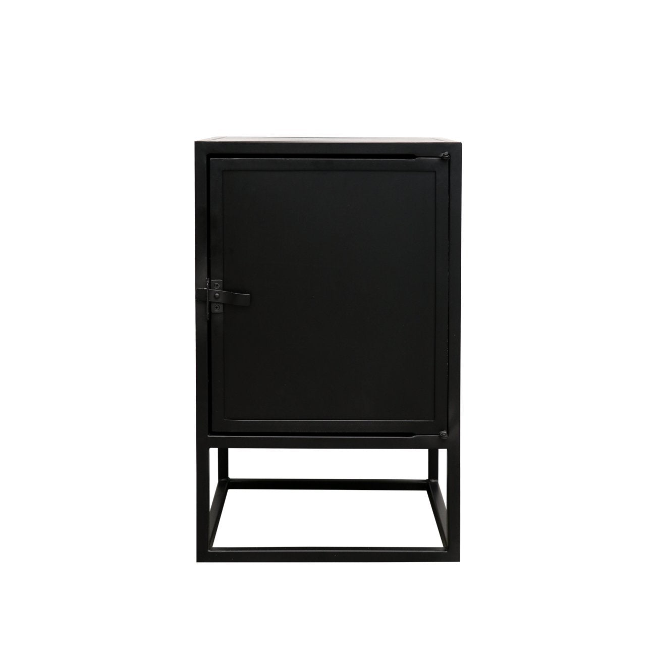 Carson Metal Bedside Table - Solid Door