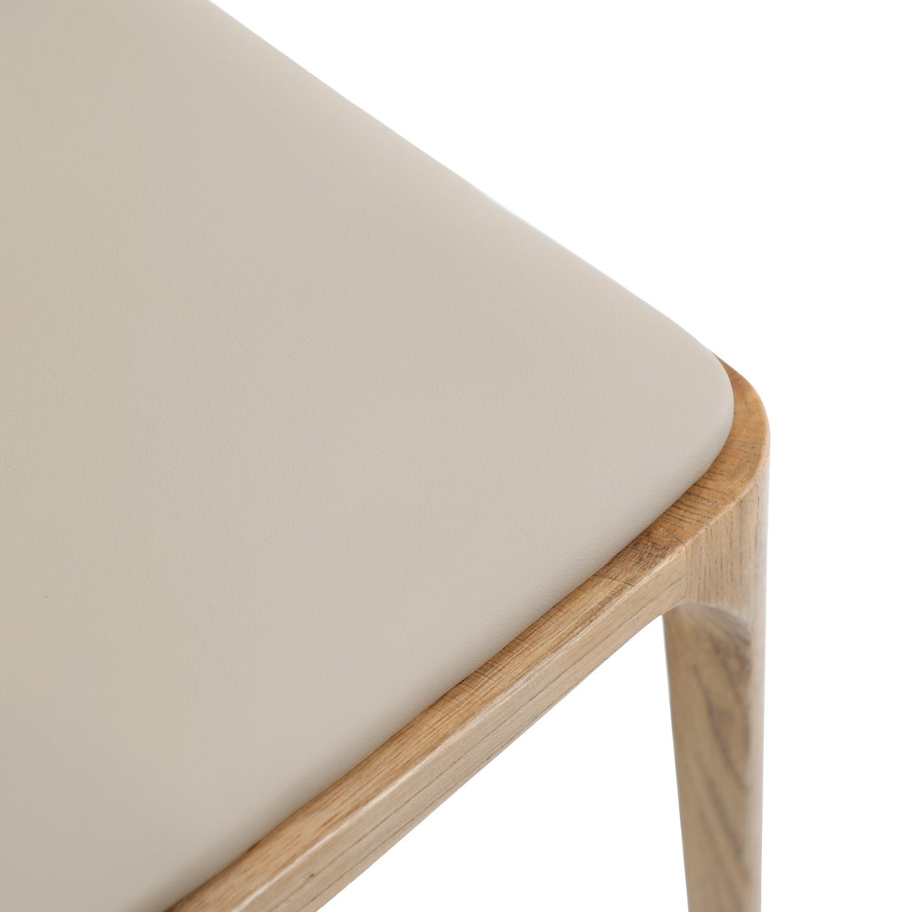Cooper Stackable Dining Chair - Vaasa Frame / Beige Leather