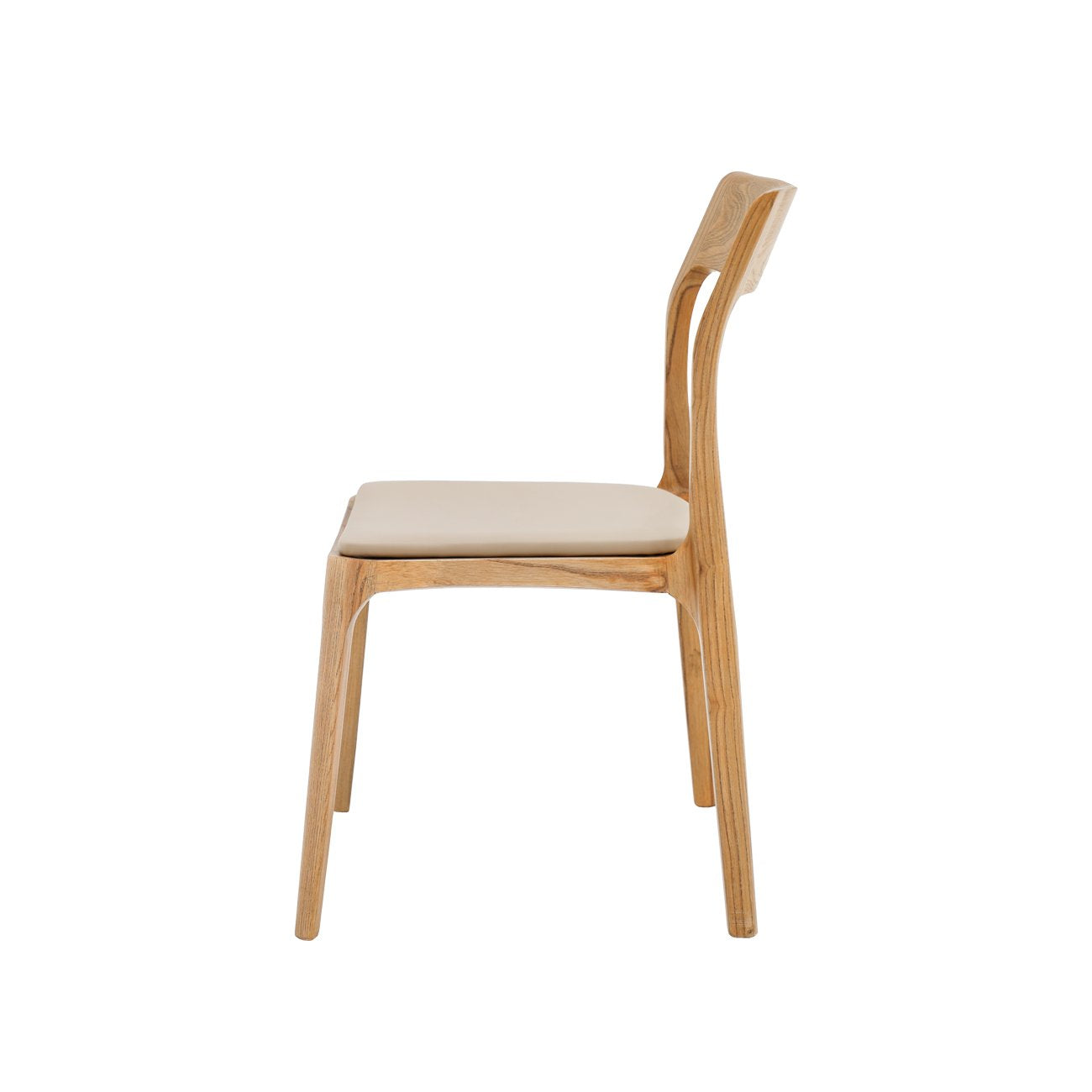Cooper Stackable Dining Chair - Vaasa Frame / Beige Leather