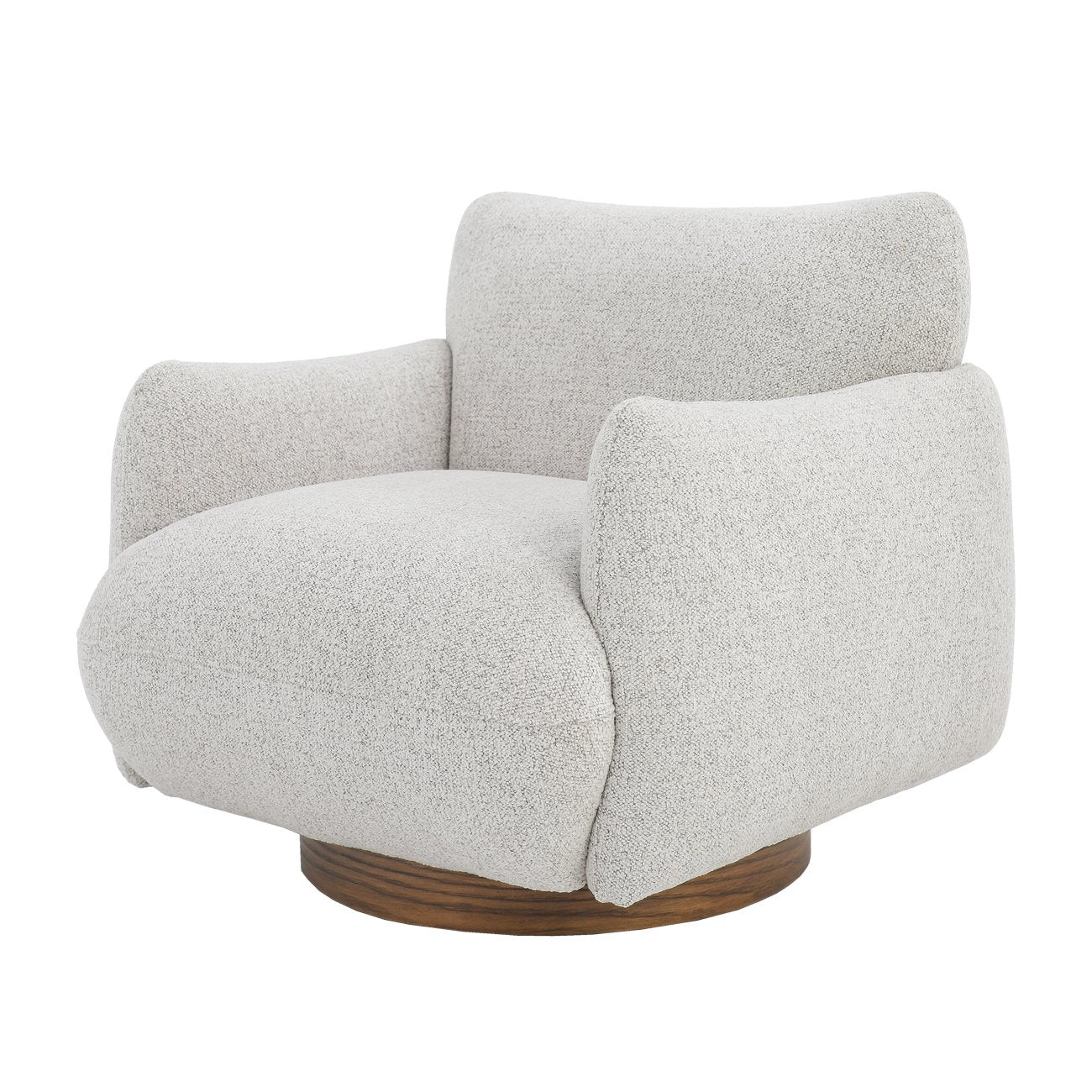 Remy Swivel Chair - Limestone