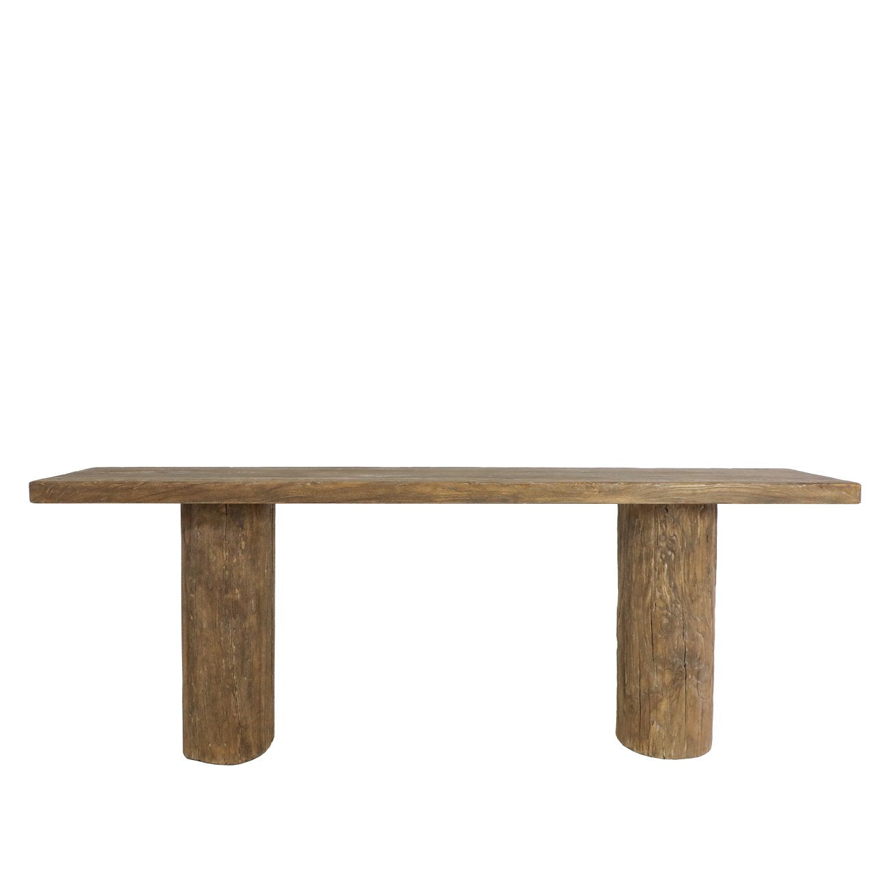 Casa Round Leg Console Table - Walnut