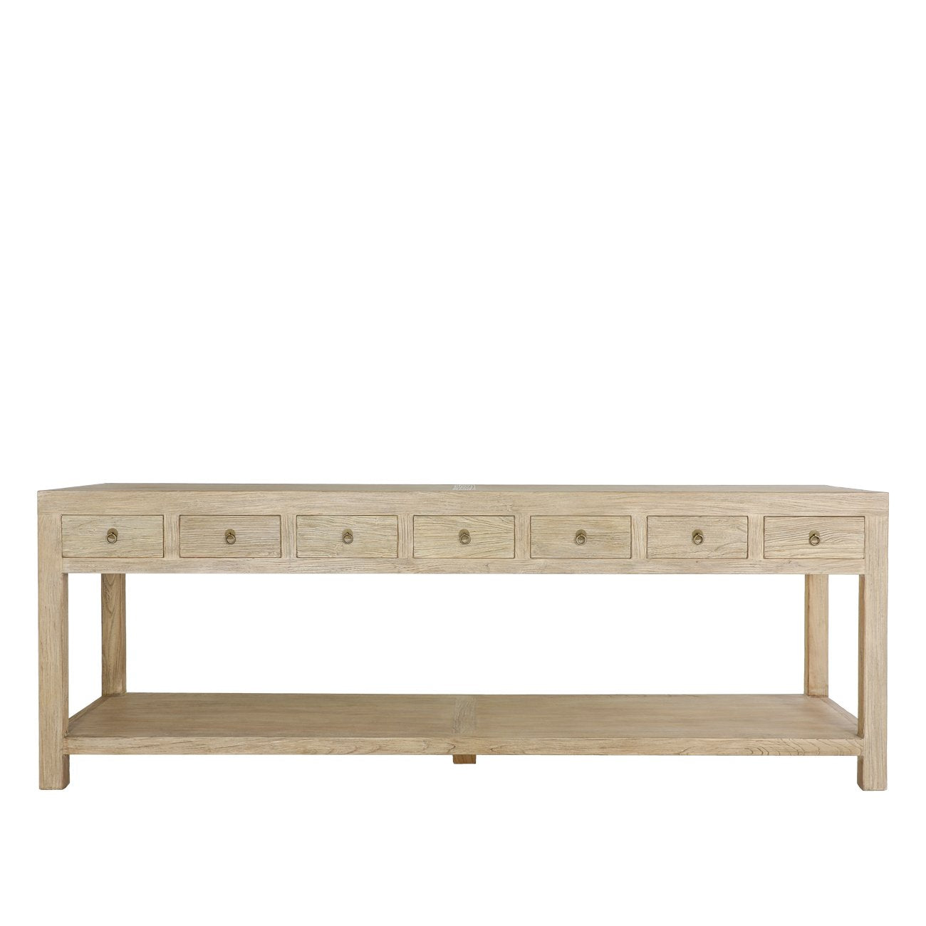 Casa 7-Drawer Console Table - Natural