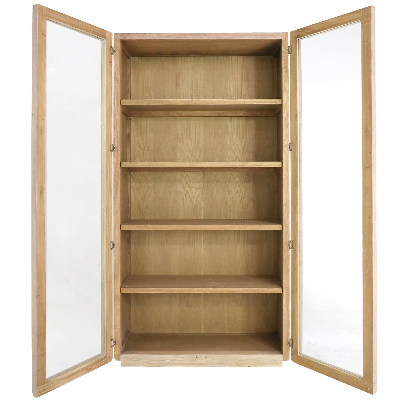 Casa 2-Door Glass Cabinet - Natural