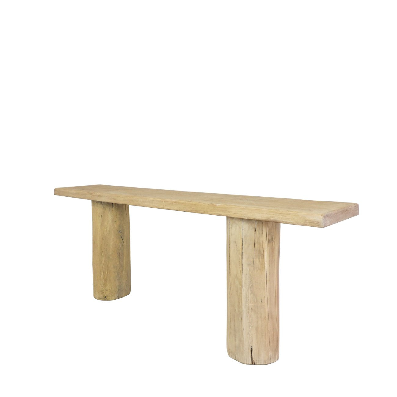 Casa Round Leg Console Table - Natural