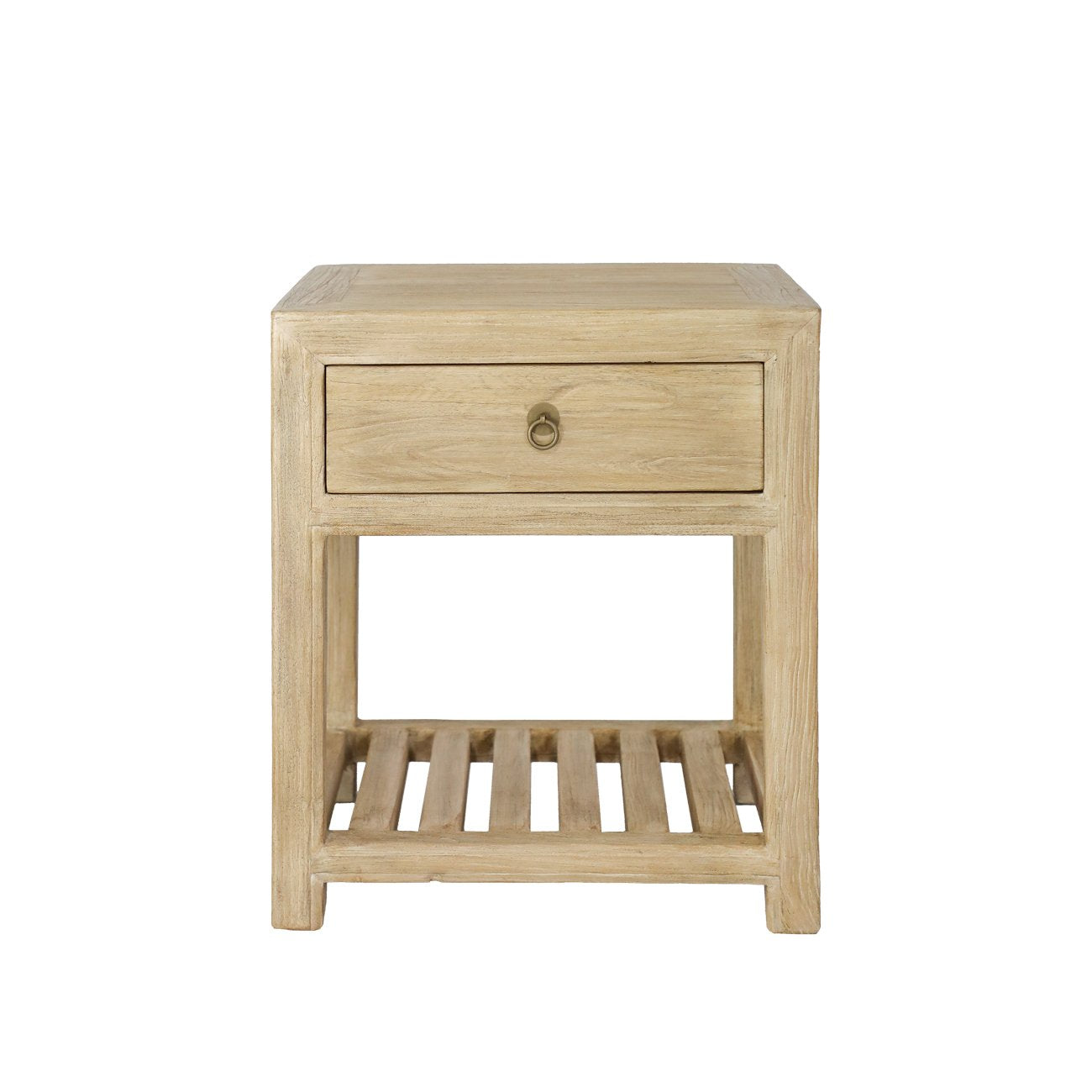 Casa Bedside with Slats - Natural