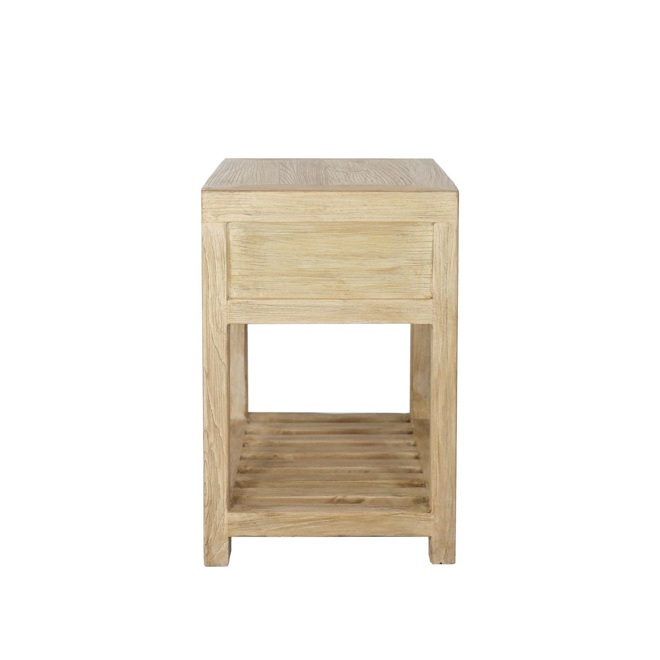 Casa Bedside with Slats - Natural