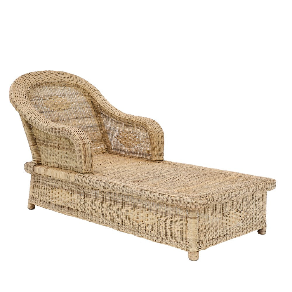 Malawi Cane Lounger - Natural