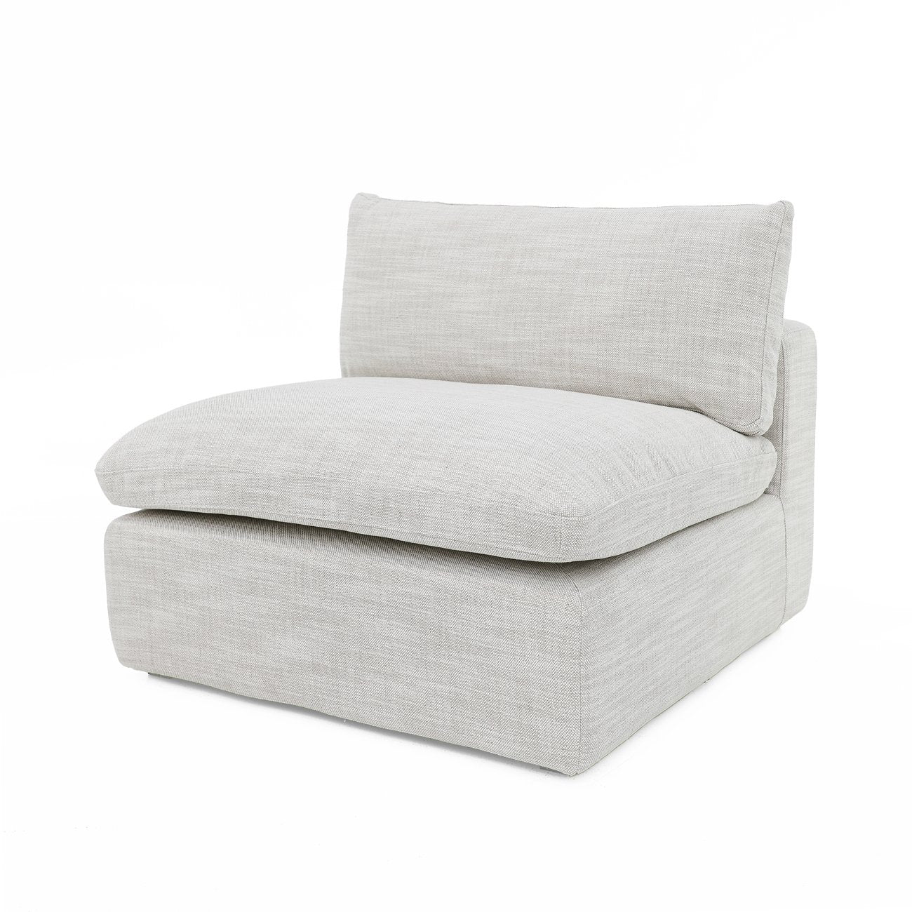 Float Modular Sofa Armless - JD Grounded Limestone