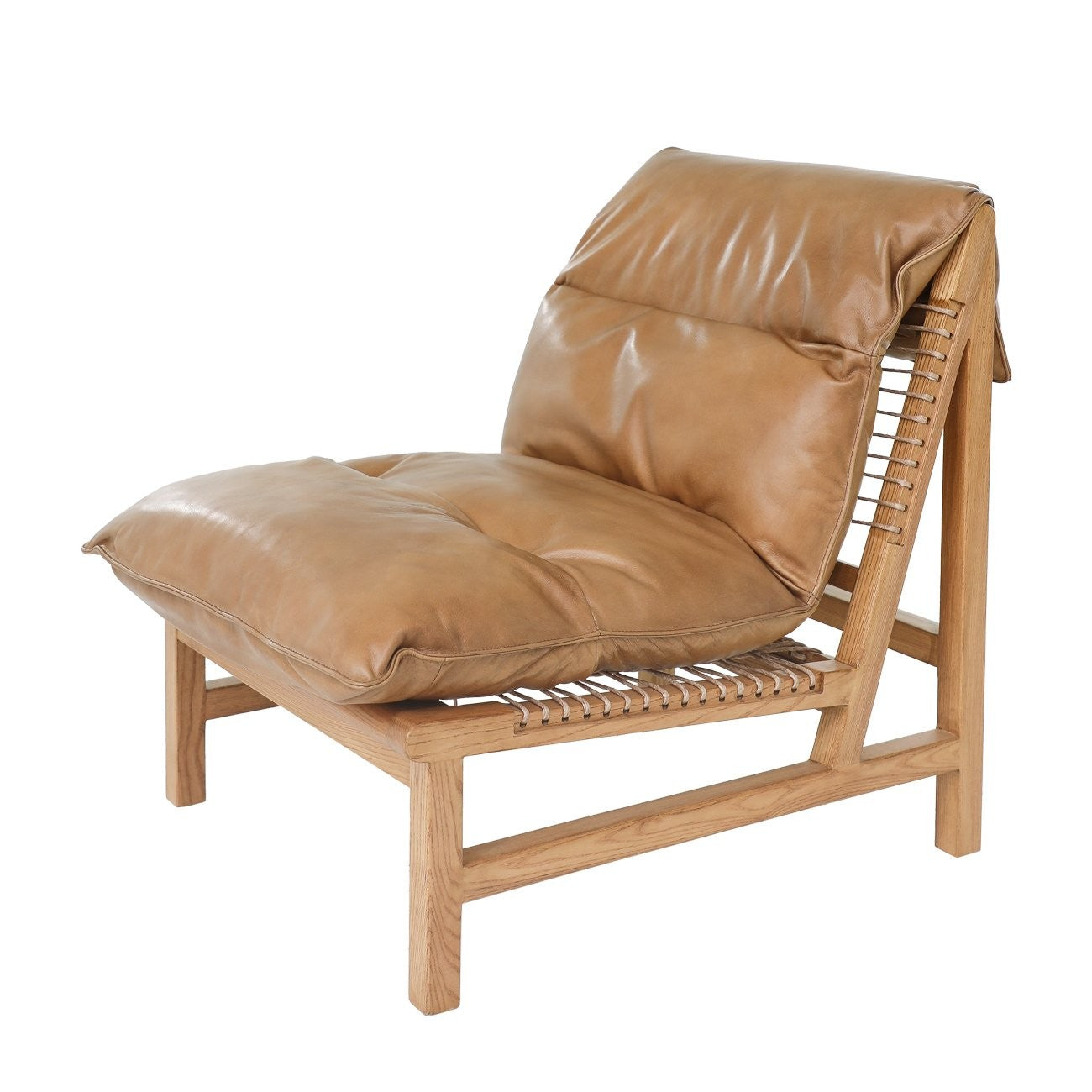 Dexter Side Chair - Tan Leather
