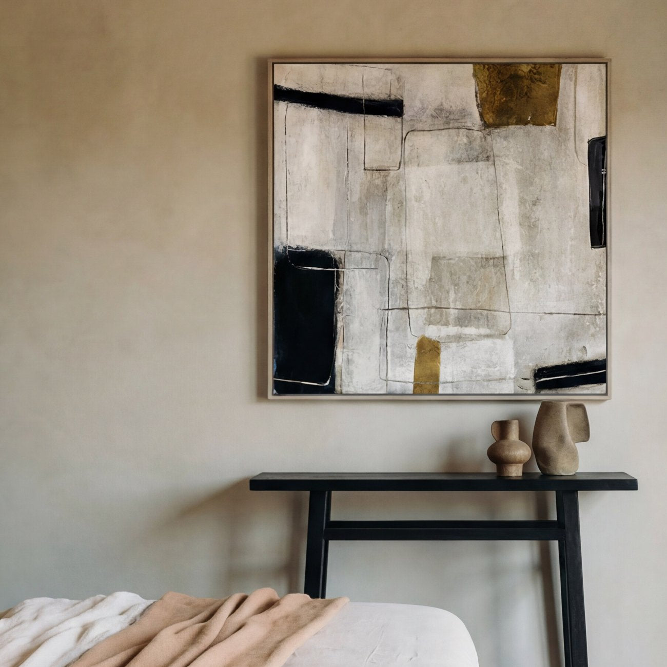 Brann - Heavy Textured Framed Canvas