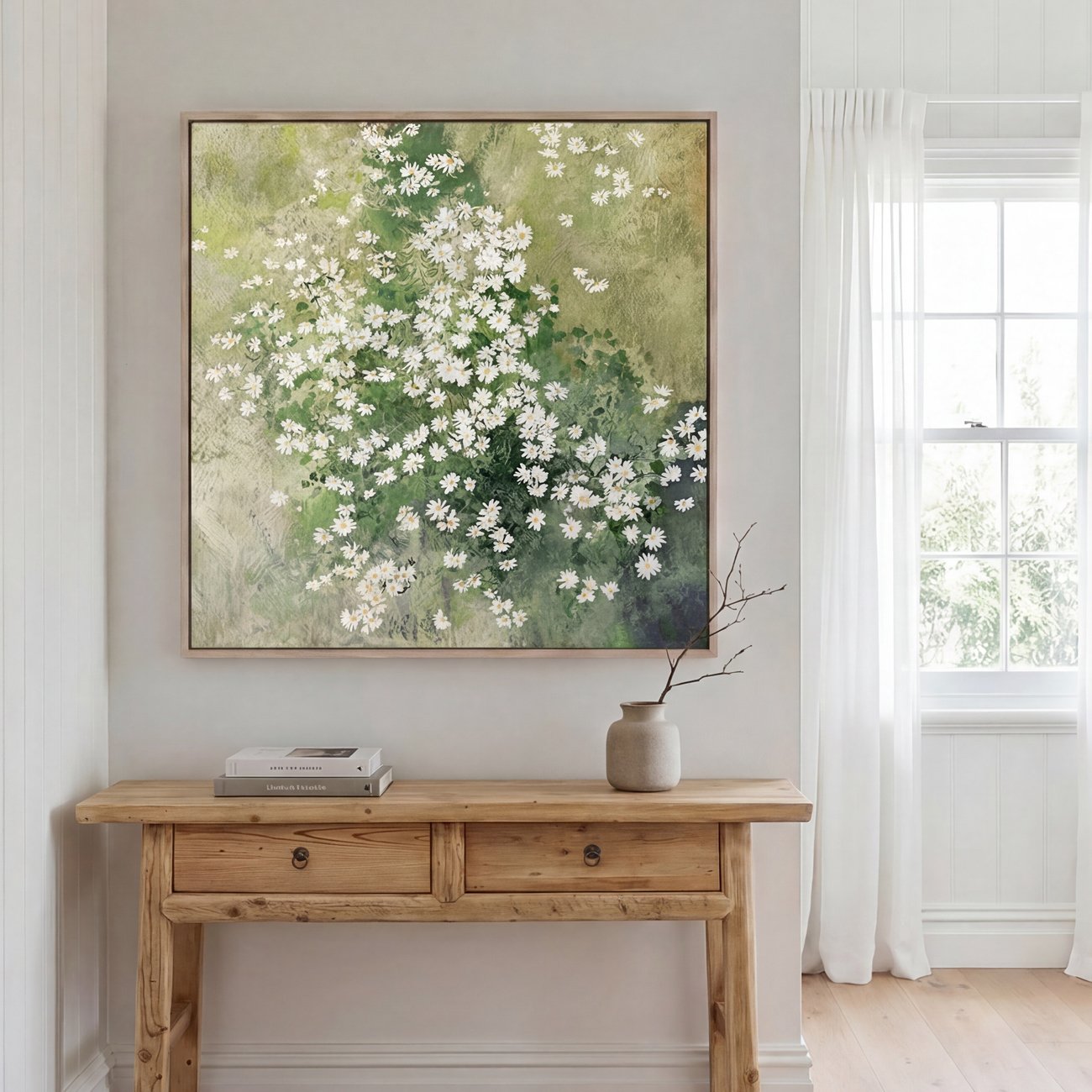 Pippa - Textured Surface Framed Canvas
