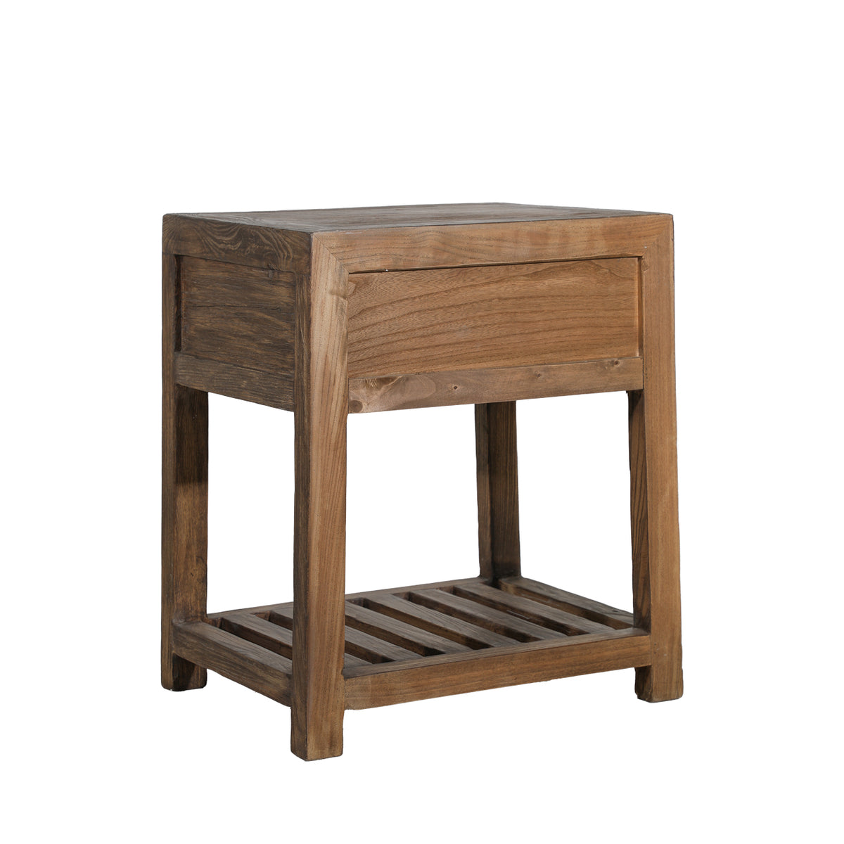 Casa Bedside with Slats - Walnut