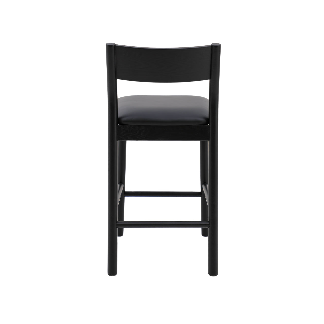 Keaton Barstool - Black Frame/Black Leather