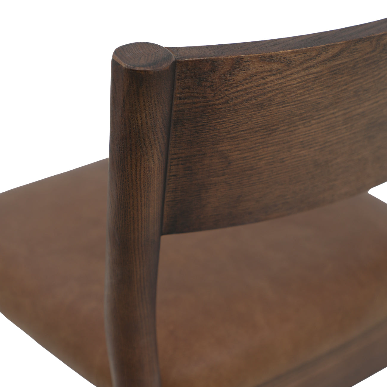 Keaton Barstool - Brown Frame/Brown Leather