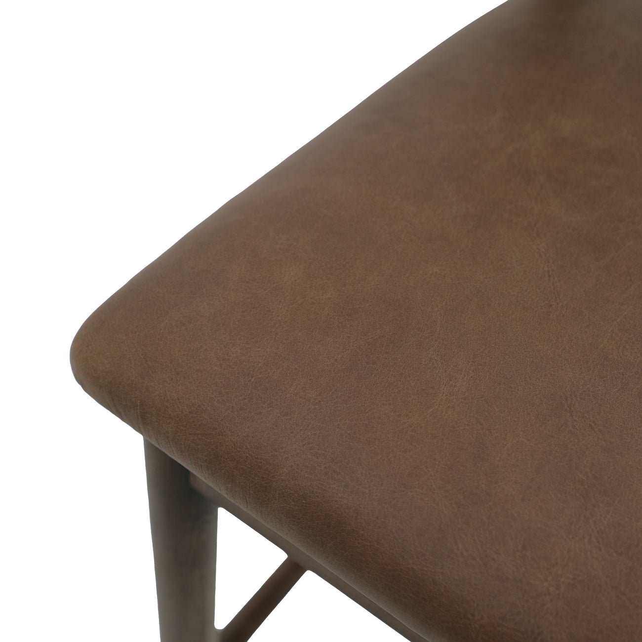Keaton Barstool - Brown Frame/Brown Leather