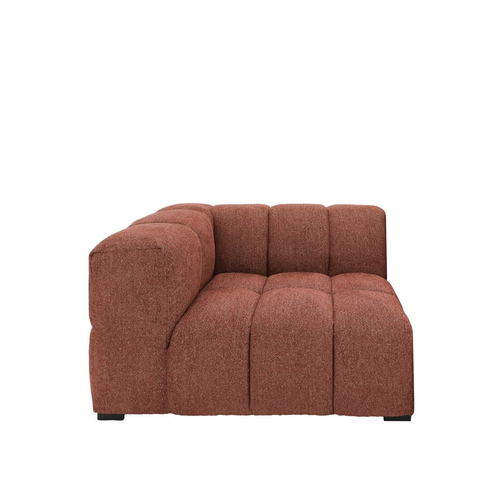 Manhattan Modular LH Armchair - Burnt Sienna