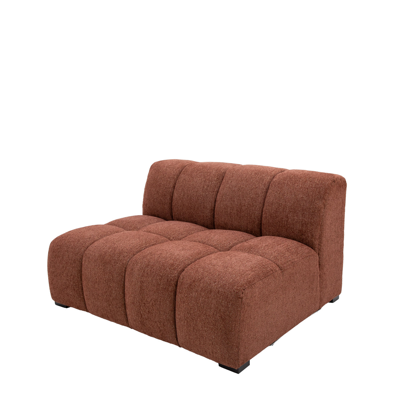Manhattan Modular Sofa Armless - Burnt Sienna